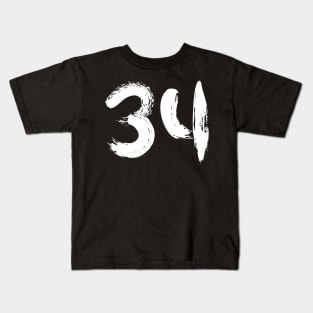 Number 34 Kids T-Shirt